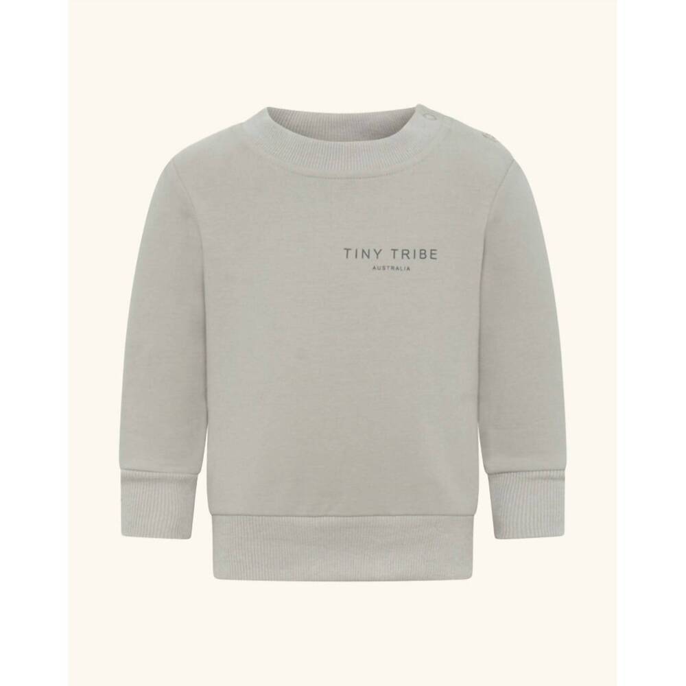NEW TINY TRIBE kid's core sweatshirt in grey